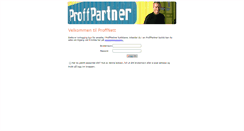 Desktop Screenshot of proffnett.proffpartner.no