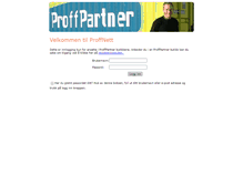Tablet Screenshot of proffnett.proffpartner.no